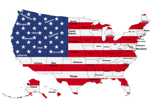 US State & Territory Flag