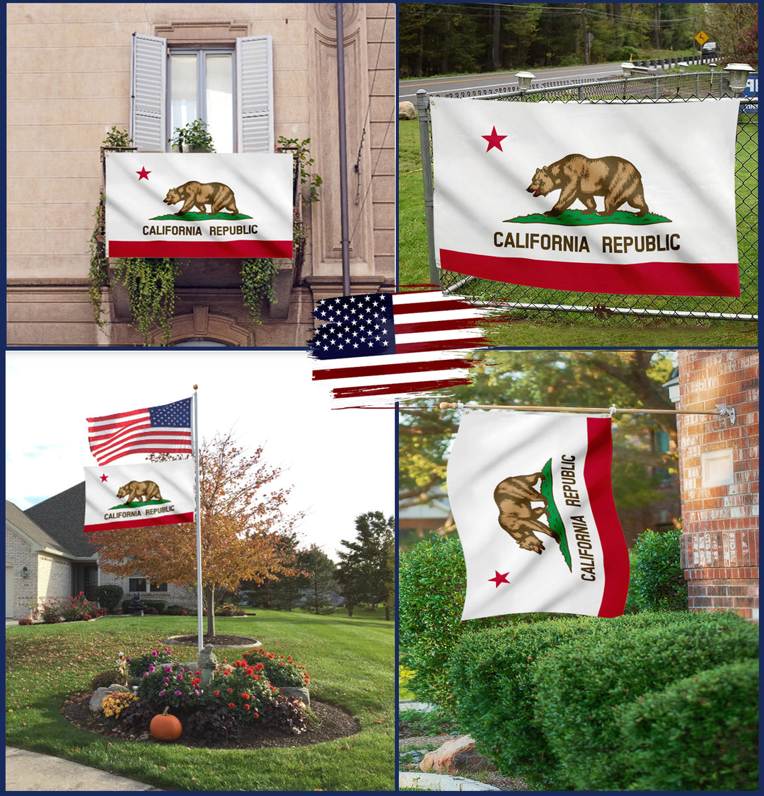 California Republic State Flag