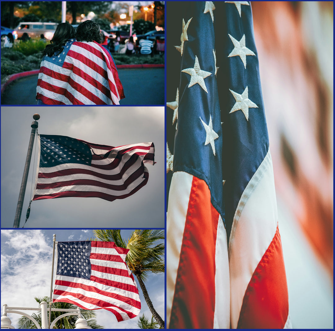 Embroidered American 3x5 FT Outdoor Flag