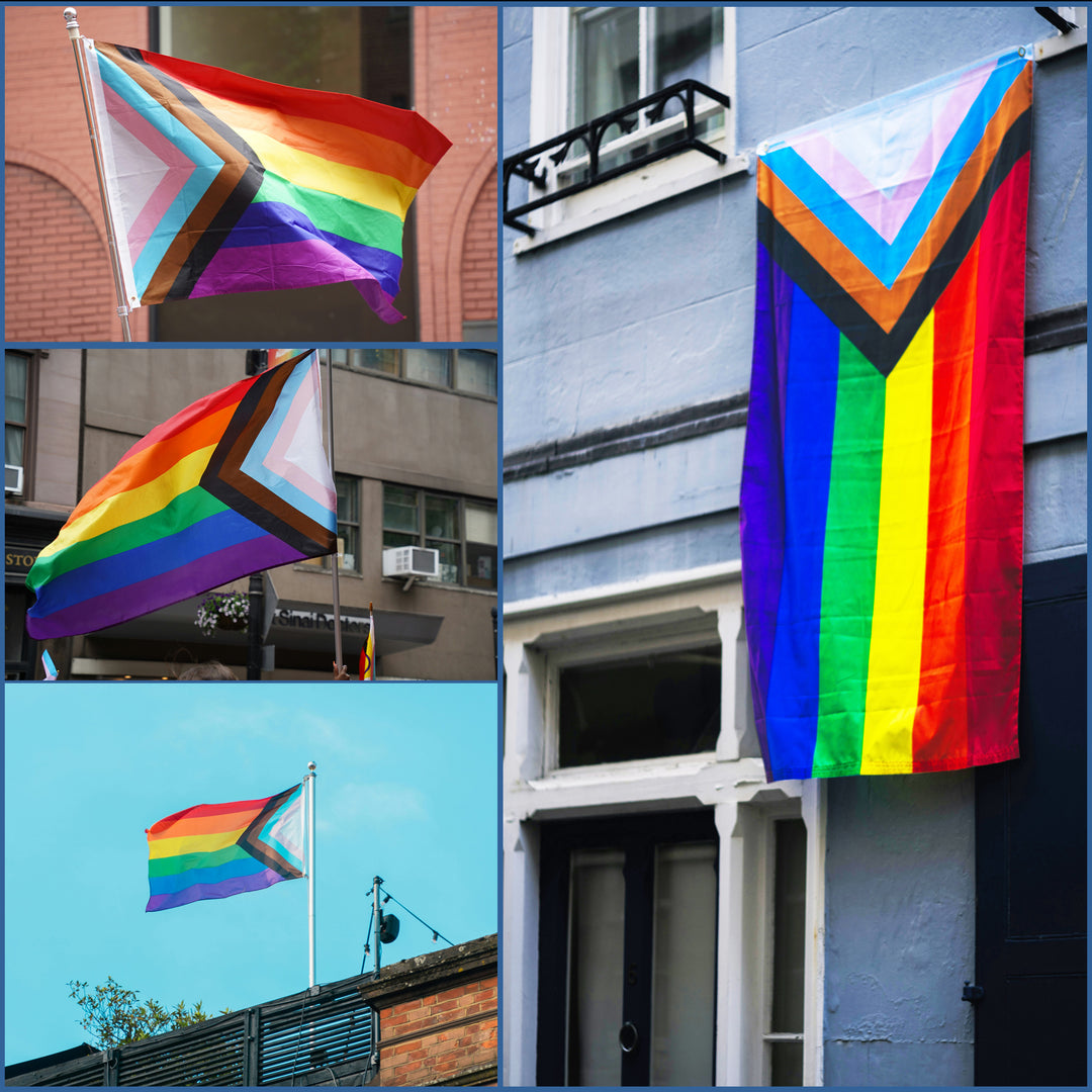 Progress Pride LGBTQ 3×5Ft Outdoor Flag