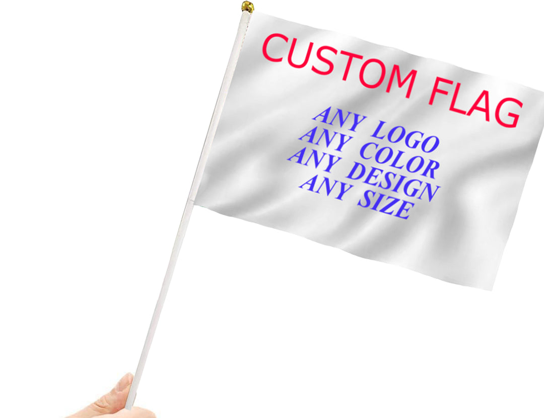 Custom Mini Stick Flag (Set of 12)