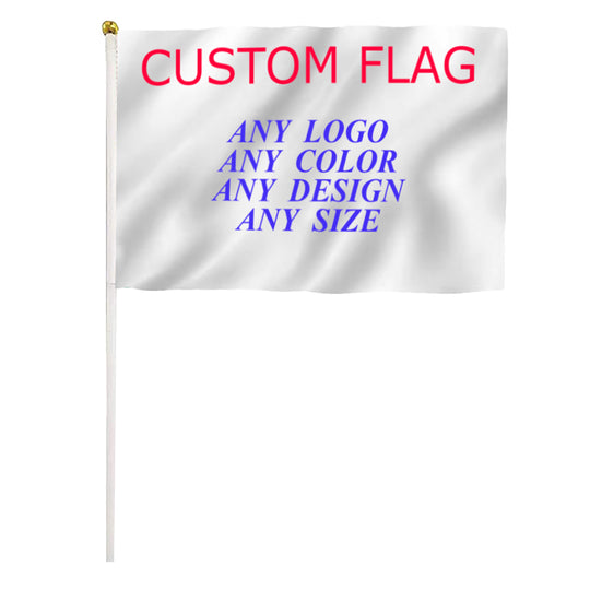 Custom Mini Stick Flag (Set of 12)