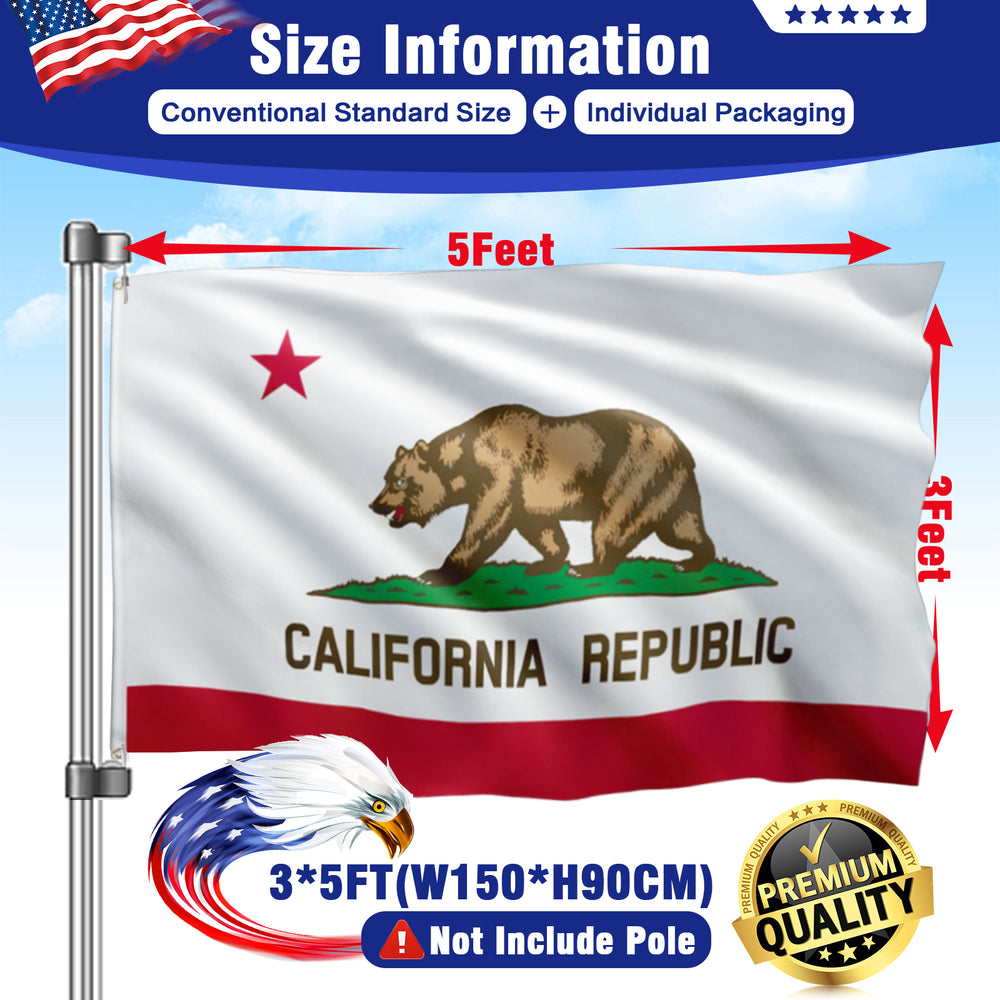 California Republic State Flag